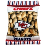 KCC-3346 - Kansas City Chiefs- Plush Peanut Bag Toy